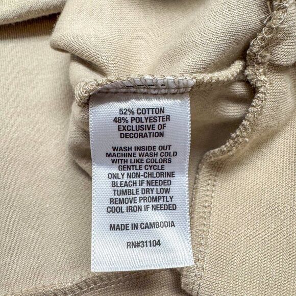 NEW Crown & Ivy 1/4 Zip Sweater Mens XXL Tan Blue Sweatshirt Outdoor NWT $60 - Picture 10 of 13